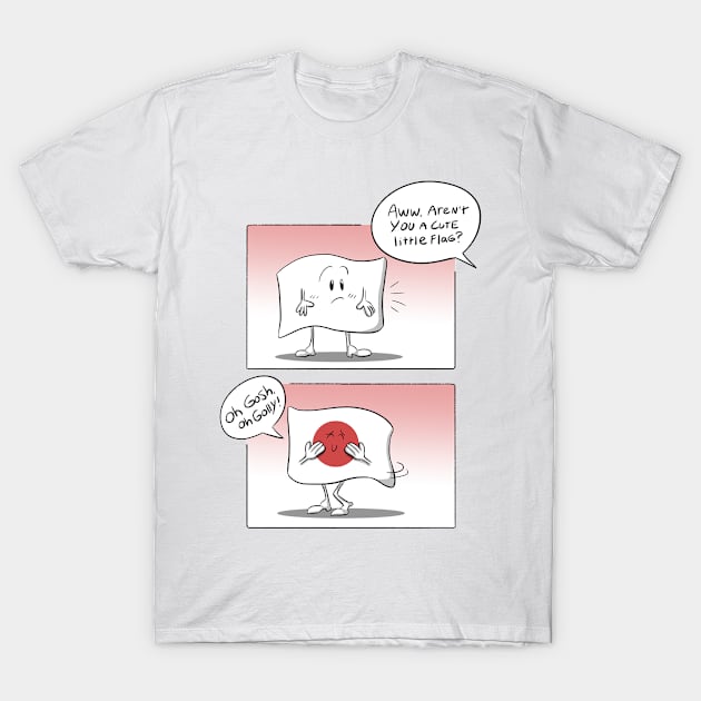 Origin of the Japanese flag version 2 T-Shirt by BanjoofJustice